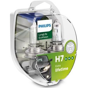 Philips - 12972 H7 Longlife Ecovision - Dimlichten - 2 Stuks