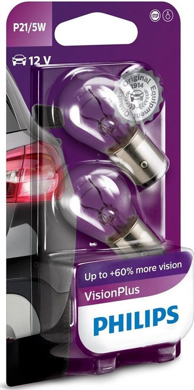 Philips - VisionPlus - Binnenverlichting - Wit - 2 Stuks