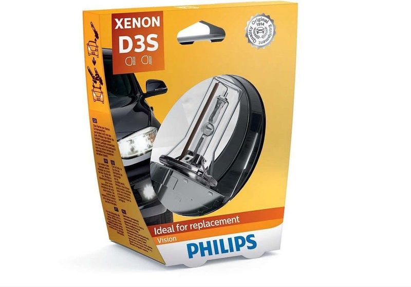 Philips - Xenon Vision - D3S Lamp - PK32d-5 Fitting - ECE-gecertificeerd