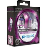 Philips - ColorVision H4 - Dimlichten - Paars - 60/55W - 12V - 2 Stuks