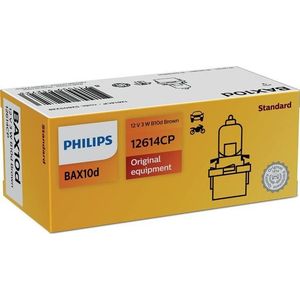 Philips - BAX10d - Halogeen - Dashboardverlichting - Kunststof - 12V - 3W
