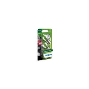 Philips P21W (BA15s) LongLifeEcoVision (12V, 21W, 2 stuks)