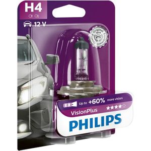 Philips Autolamp Visionplus H4 12v 55w Per Stuk