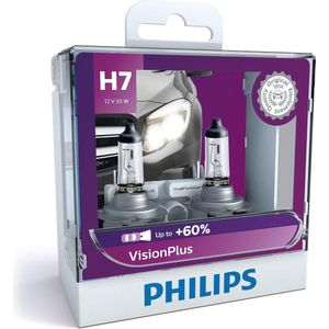 Philips - 12972VPS2 - H7 Visionplus - 55W - 12V - 2 Stuks