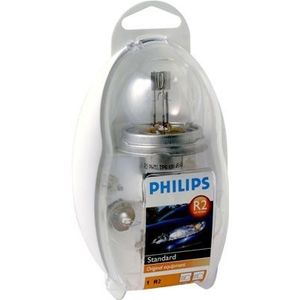 Philips - R2 - Vervangingsset - Halogeen - Dimlicht/Grootlicht - 12V