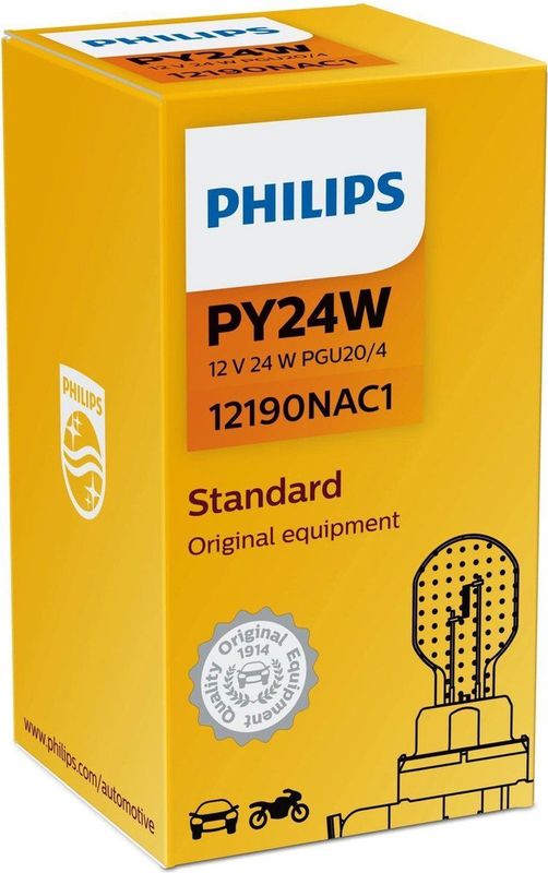 Philips - PY24W - Autolamp - 24W - Vision