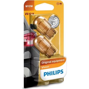 Philips Vision W21W Gul 12V - Sæt
