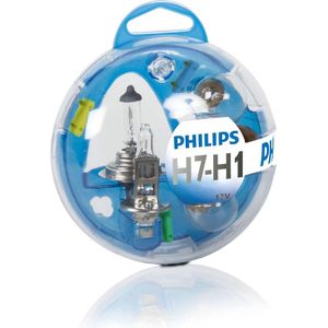 Philips - 55720Ebkm - Halogeen Vervangingsset - 12V - Combi Set - Inclusief H1/H7