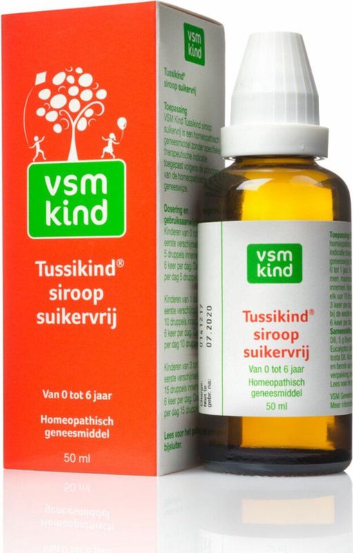 VSM - Kind Tussikind Siroop - Suikervrij