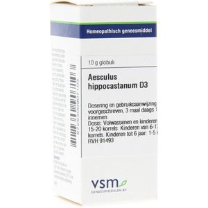 VSM - Aesculus Hippocastanum D3 - Homeopathisch Geneesmiddel - 10 Gram