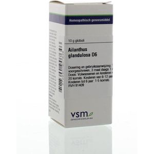 VSM - Ailanthus Glandulosa D6 - Globuli - 200 stuks - 10 GR