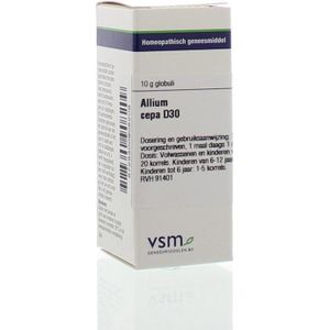 VSM - Allium Cepa D30 - Homeopathisch Geneesmiddel - Inhoud 10gr