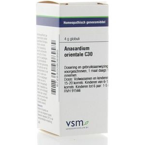 VSM - Anacardium Orientale - Homeopathisch Geneesmiddel - 4 Gram