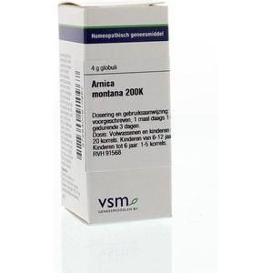 VSM - Arnica Montana - 200k Globuli - Inhoud 4GR