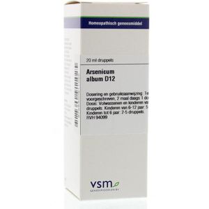 VSM - Arsenicum Album D12 - Druppels - 20ml
