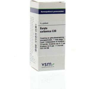 VSM - Baryta Carbonica C30 - Homeopathisch Geneesmiddel - 4 gram