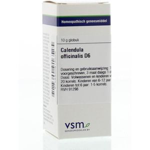 VSM - Calendula Officinal D6 - Globuli - 200 stuks - Inhoud 10GR