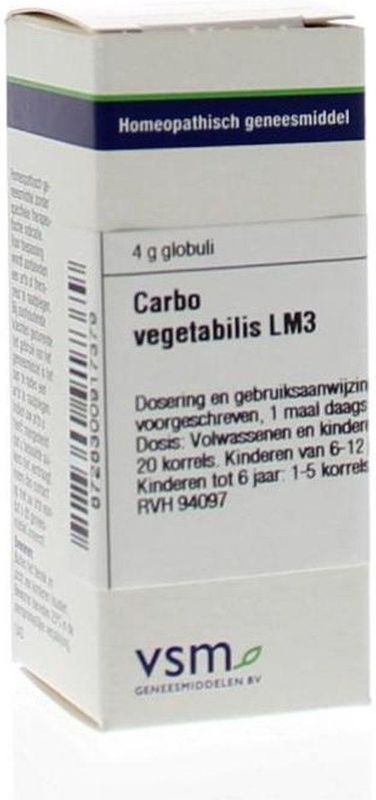 VSM - Carbo Vegetabilis LM3 - Globuli - 4G
