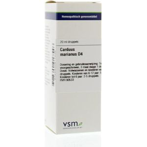 VSM - Carduus Marianus D4 - Druppels - 20ml