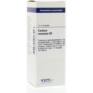 VSM - Carduus Marianus D6 - Druppels - 20ml