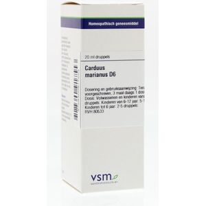 VSM - Carduus Marianus D6 - Druppels - 20ml