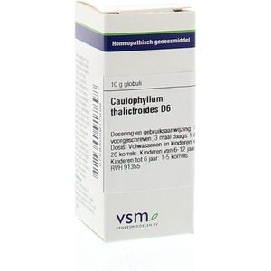 VSM - Caulophyllum Thalictroides D6 - Globuli - 10 gram