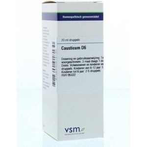 VSM - Causticum D6 - Homeopathisch Geneesmiddel - 20 ml
