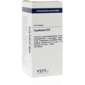 VSM - Causticum D12 - Tabletten - Inhoud 200 Stuks
