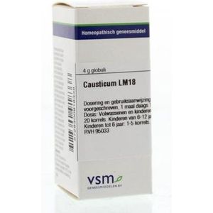 VSM - Causticum LM18 - Homeopathisch Geneesmiddel - 4 Gram