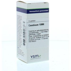 VSM - Causticum 10MK - 4 gram - Globuli