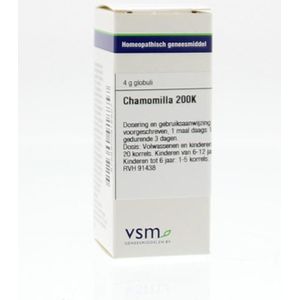 VSM - Chamomilla - Homeopathische Geneesmiddelen - Inhoud 4G