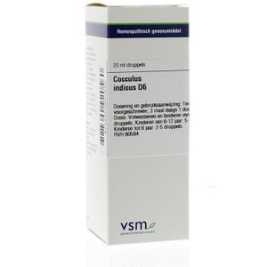 VSM - Cocculus Indicus D6 - Homeopathisch Geneesmiddel - 20ml