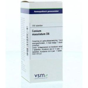 VSM - Conium Maculatum D6 - Tabletten - 200 Stuks