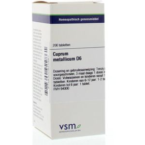 VSM Cuprum metallicum d6 200tab