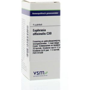 VSM - Euphrasia Officinalis C30 - Homeopathisch Geneesmiddel - 4GR