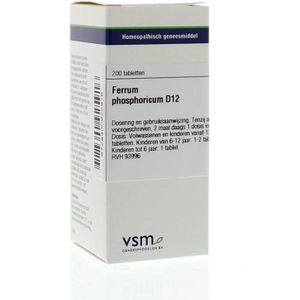 VSM - Ferrum Phosphoricum D12 - Tabletten - 200 stuks