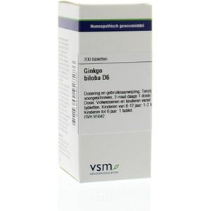 VSM Ginkgo biloba d6 200tab