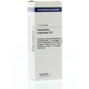 VSM - Hamamelis Virginiana D12 - Druppels - 20ml