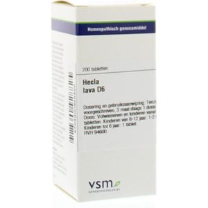 VSM Hecla lava d6 200 tabletten