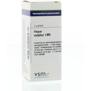 Vsm Hepar Sulphur LM6 - Globuli - 4G