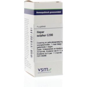 VSM - Hepar Sulphur C200 - Globuli - 4G