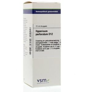 VSM - Hypericum Perforatum D12 - Fytotherapie - 20 ml