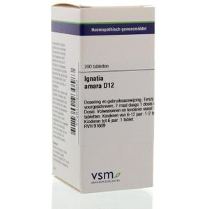 VSM Ignatia amara D12  200 tabletten