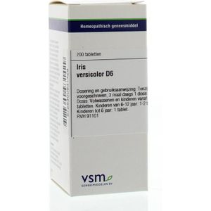 VSM Iris versicolor d6 200 tabletten