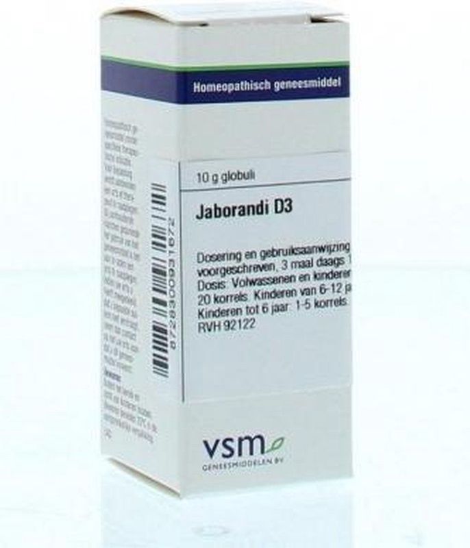 VSM - Jaborandi D3 - Globuli - 10G - Homeopathisch