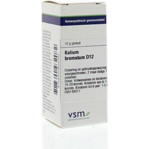 VSM - Kalium Bromatum D12 - Globuli - 10 gram