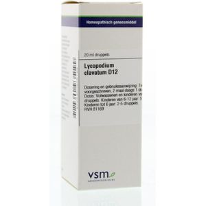 VSM Lycopodium clavatum d12 25ml