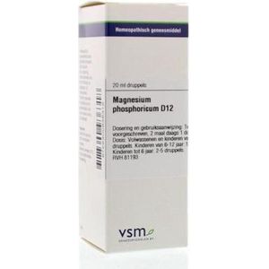 VSM - Magnesium Phosphoricum D12 - Homeopathisch Geneesmiddel - 20 ml