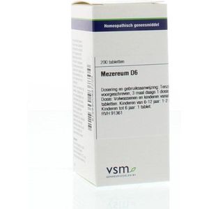 VSM - Mezereum D6 - Tabletten - 200 stuks