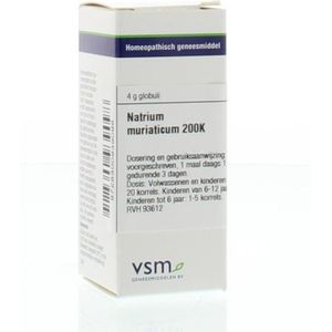 VSM - Natrium Muriaticum - Homeopathisch Geneesmiddel - 200K - 4 gram